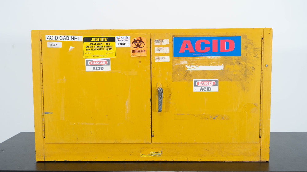 Image of Just Rite Piggy-Back Type 17 Gallon Acid Storage Cabinet